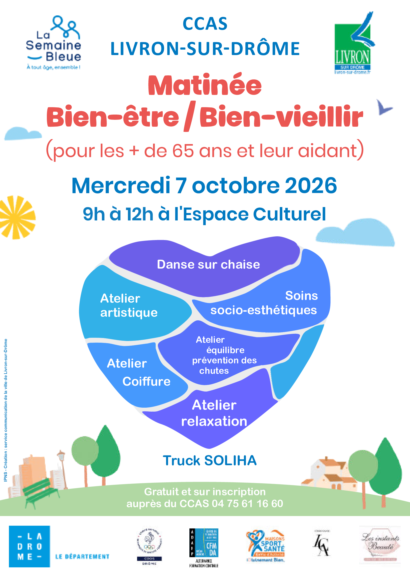 atelier auto-massage Livron Semaine bleue séniors